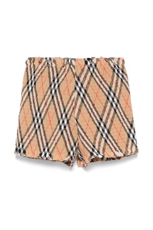 shorts in cotone check BURBERRY KIDS | 8100074B9368